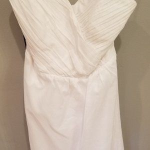 Express Strapless White Dress